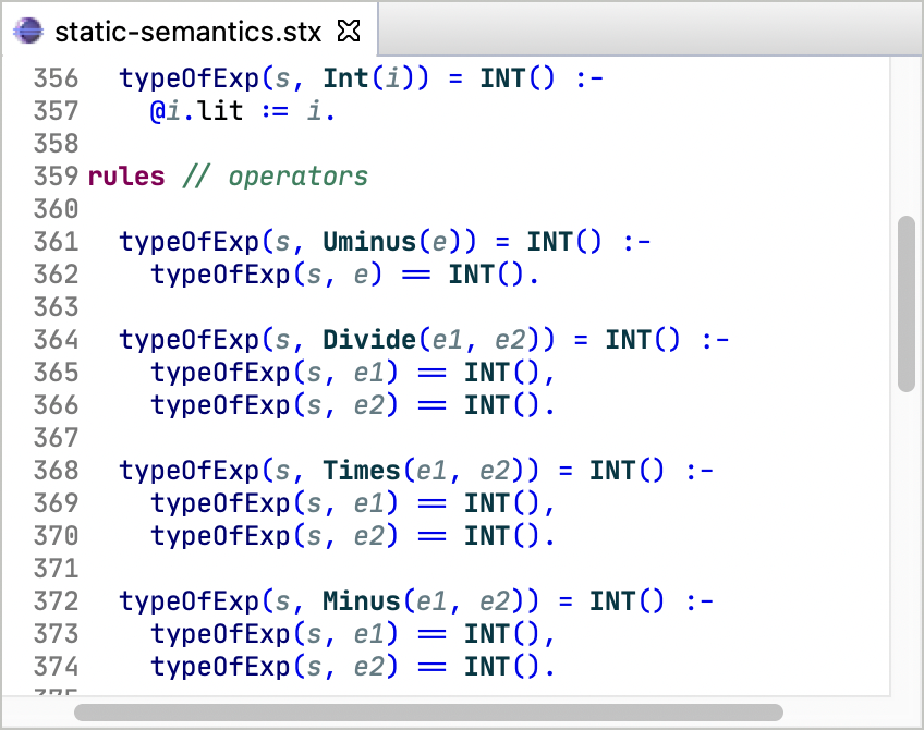 Static Semantics